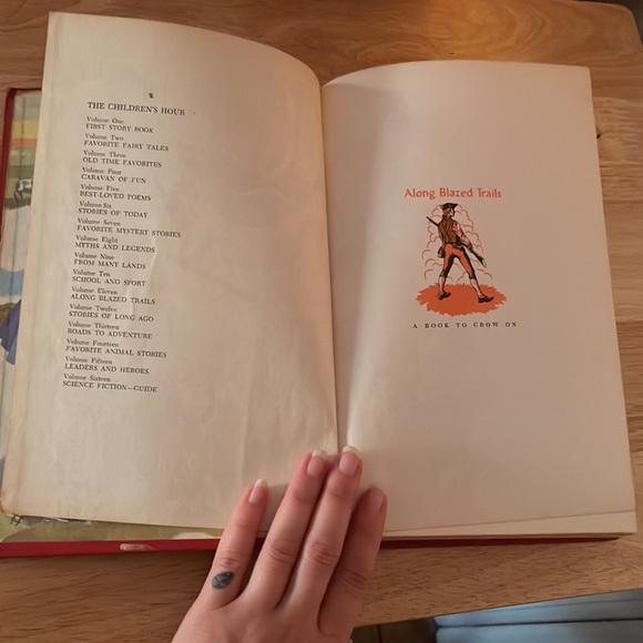Along Blazed Trails The Children’s Hour Hardcover vintage 1953 book 11 - Picture 10 of 17